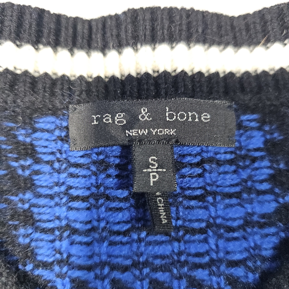 Rag & Bone GABBY V-NECK Sweater 100% Extra Fine Wool. - Picture 8 of 12